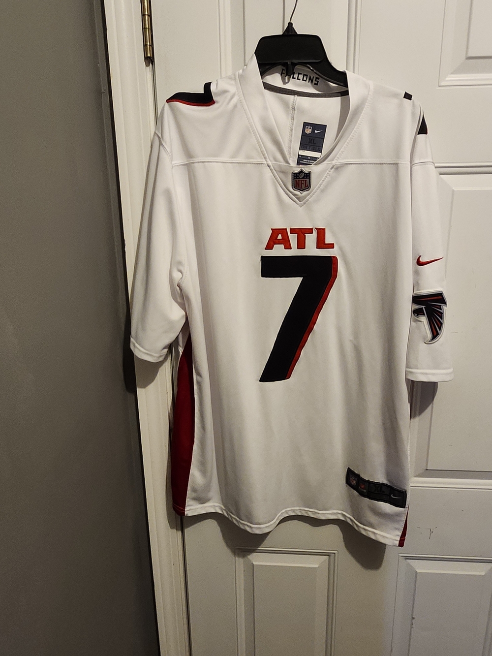 Nike Atlanta Falcons #7 White Men's NFL Jersey